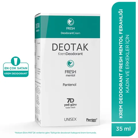 Deotak Deodorant Cream Menthol 35 ml