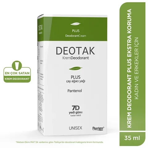 Deotak Teebaumöl Deodorantcreme - 35 ml