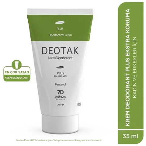Deotak Teebaumöl Deodorantcreme - 35 ml