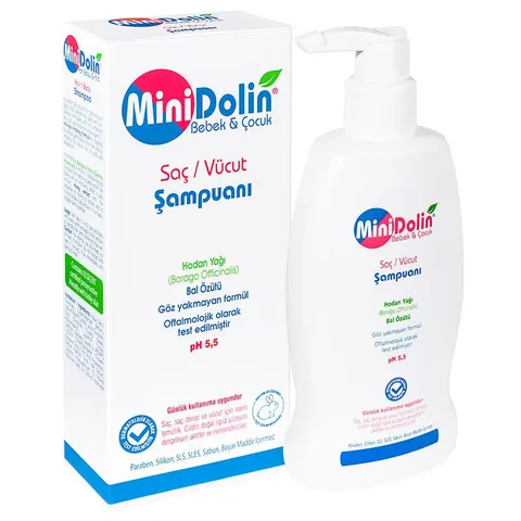 Minidolin Baby And Child Hair Body Shampoo 250 ml