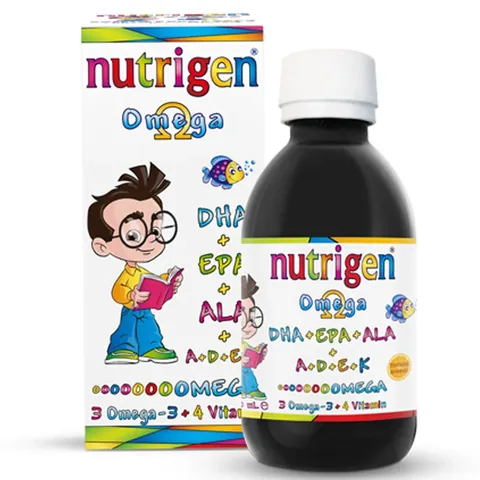 Nutrigen Omega Sirup 200ml - Orangegeschmack für Herz- und Gehirngesundheit