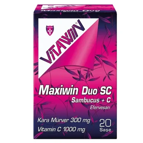 Vitawin فيتاوين ماكسيوين ديو إس سي سامبوكوس + سي فوار 20 كيسًا