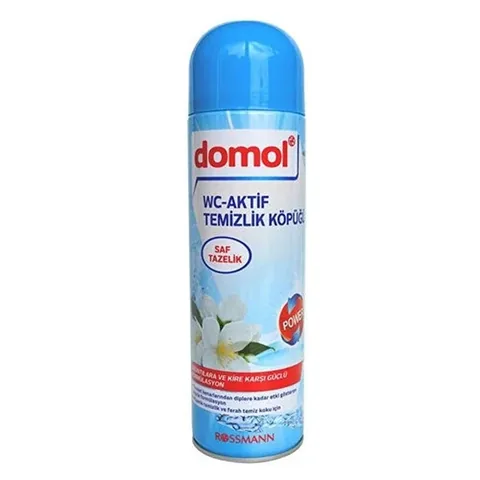 Domol 500ml WC-Active Toilettenreiniger Schaum - Tiefenreinigung & Glanz