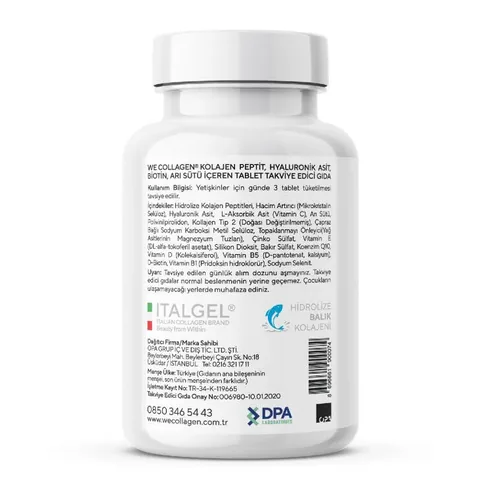 Biomet Wecollagen Type-2 collagen 45 tablets