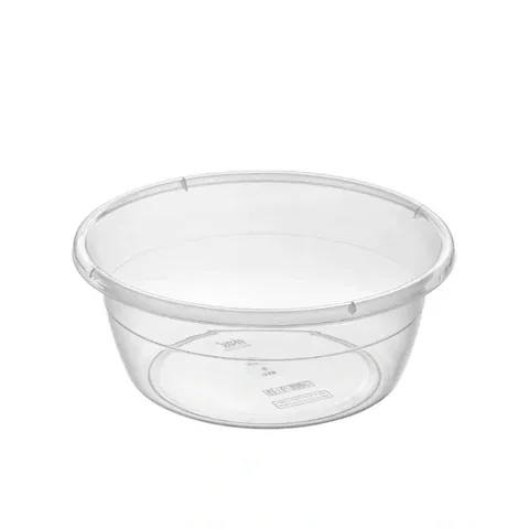 Bee Home 7L runder transparenter lebensmittelechter Behälter - 32,5 cm