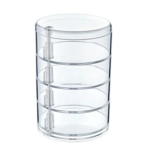 Органайзер для макияжа Bee Home Crystal 4-уровневый цилиндр 12 см