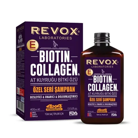 Revox Biotin Kollagen Shampoo mit Schachtelhalmextrakt - 400ml