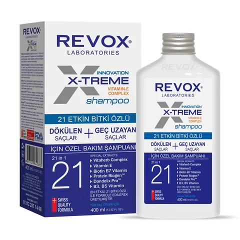 Revox X-Treme Haarausfall Shampoo mit 21 Kräuterextrakten 400ml