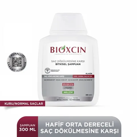 Bioxcin Genessis Classic Shampoo für normales bis trockenes Haar 300ml