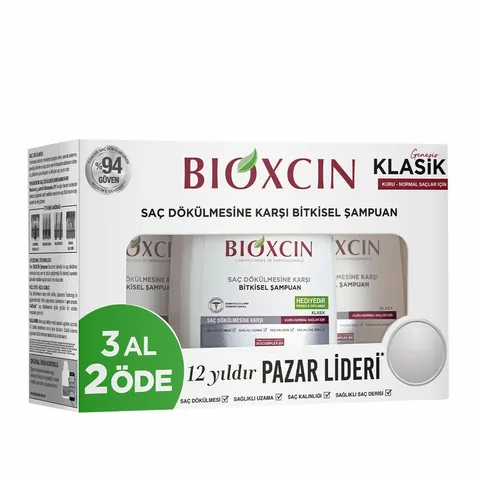 Bioxcin Genesis Shampoo for Dry and Normal Hair 3 x 300ml | Buy 3 Pay 2