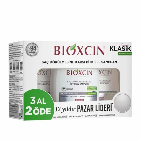 Bioxcin Genessis Classic Shampoo für fettiges Haar 3x300ml