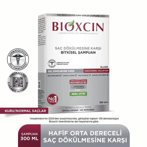 Bioxcin Genesis Hair Loss Shampoo 300ml (For Oily Hair)
