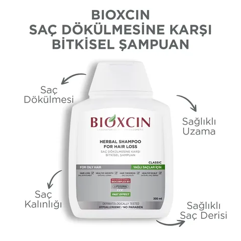Bioxcin شامبو بيوكسين جينيسيس كلاسيك للشعر العادي إلى الجاف 300 مل