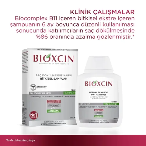 Bioxcin شامبو بيوكسين جينيسيس كلاسيك للشعر العادي إلى الجاف 300 مل