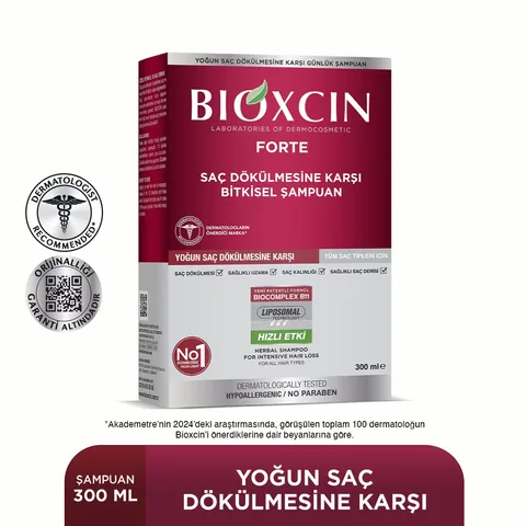 Bioxcin Forte Shampoo For Intensive Hair Loss 300 ml