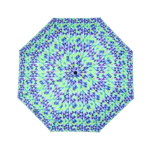 True Spirit Umbrella Semi-automatic Colored Triangles