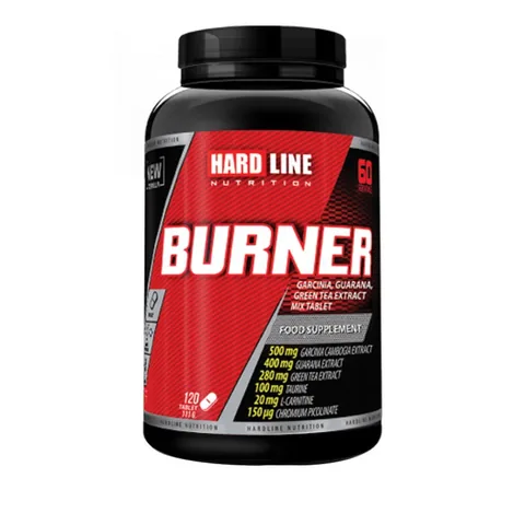 Hardline Burner 120 Tabletten - Stoffwechsel-Booster & Energieunterstützung