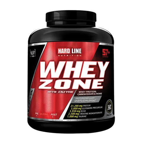 Hardline Whey Zone Gelbes Frucht Proteinpulver 2300g