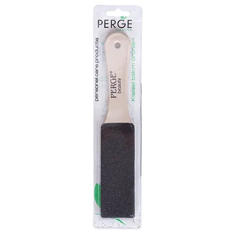 Perge Klassische Holz-Fußfeile für weiche, glatte Füße