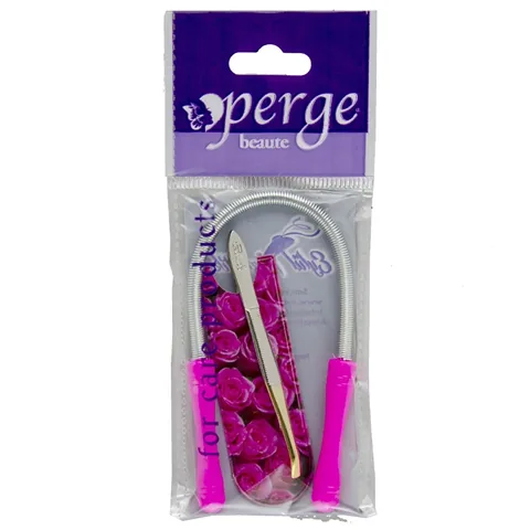 Perge Präzisionspinzette Epilationsfeder Set