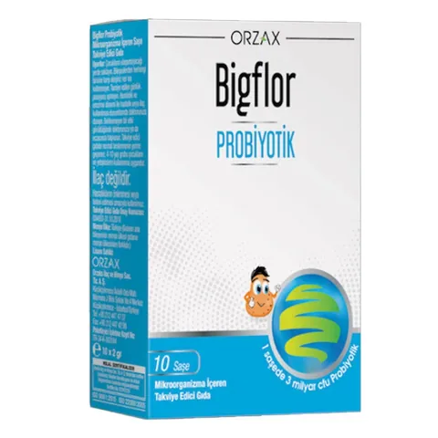 Orzax Bigflor Probiotische Beutel - 10 Stück