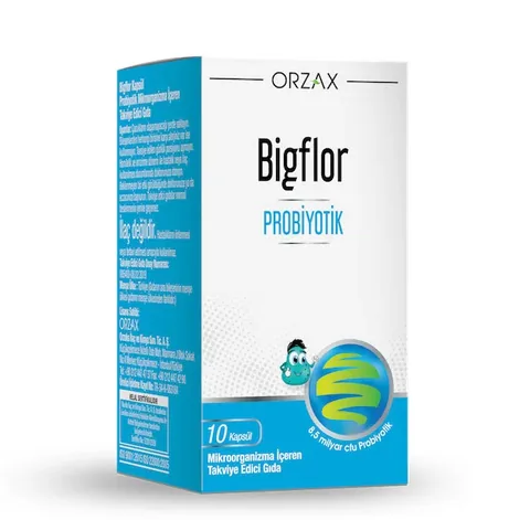 Orzax Bigflor Probiotikum - 10 Kapseln