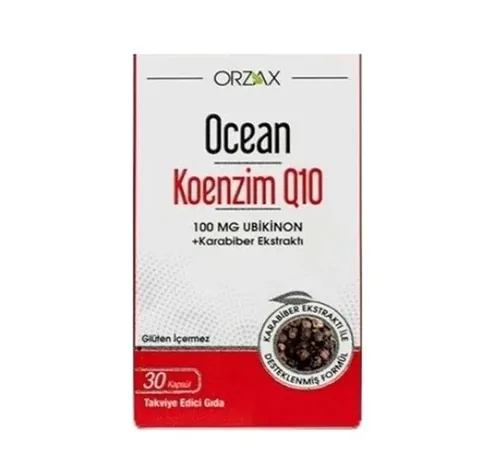 Orzax Ocean Coenzym Q10 Kapseln - Herz- und Energiesupport