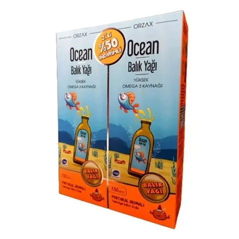 Orzax Omega 3 Fischöl-Sirup Doppelpack 150ml