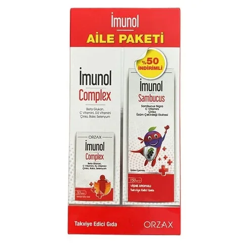 Orzax Immunol Komplex & Sambucus Familien Gesundheitsbundle