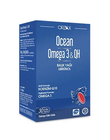 Омега-3 и QH 30 капсул от Orzax