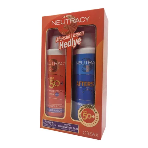Крем для загара Neutracy SPF 50+ для комбинированной и жирной кожи 70 мл + подарок после загара