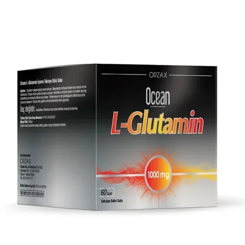 Orzax Ocean L-Glutamin 1000mg - 60 Sachets für Regeneration & Gesundheit