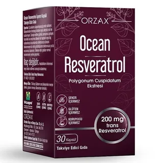 Orzax Ocean Resveratrol Supplement Food 30 capsules