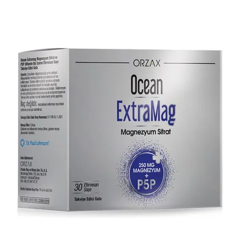 Orzax Ocean Extramag Brausetabletten Magnesiumcitrat 30 Sachets