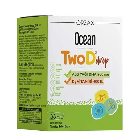 Orzax Ocean TwoD Vitamin D3 Tropfen 400 IU