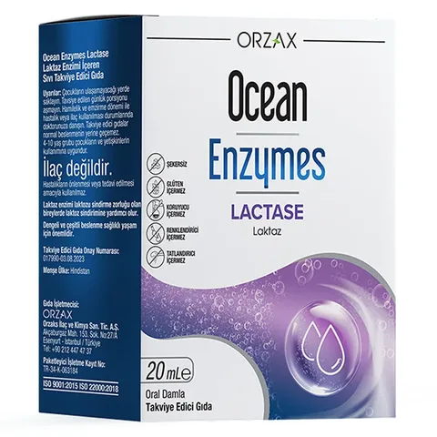 Orzax Ocean Enzymen Laktase Tropfen - 20ml