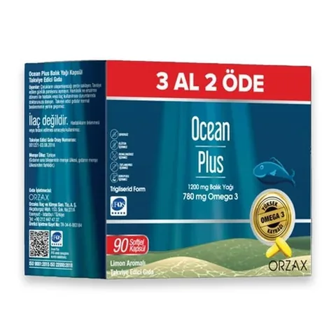 Orzax Ocean Plus Zitrus Ergänzung 90 Kapseln