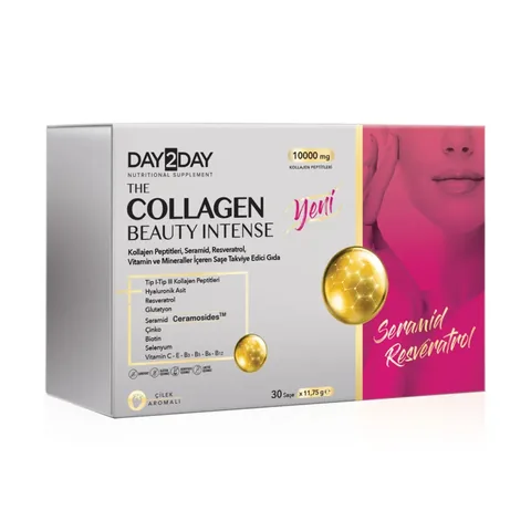 Day2Day The Collagen Beauty Intense Strawberry 30 Sachets