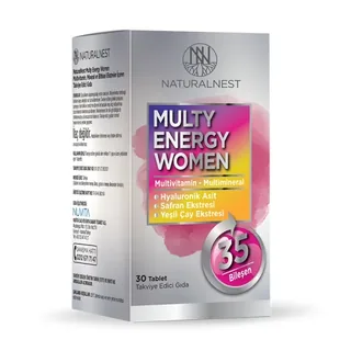 Naturalnest Multy Energy Women Food Supplement 30 Tablet