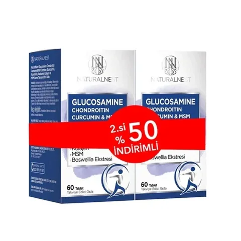 NaturalNest Gelenkgesundheit Glucosamin Chondroitin MSM 120 Tabletten