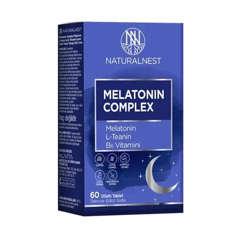 NaturalNest Melatonin-Komplex - 60 Tabletten