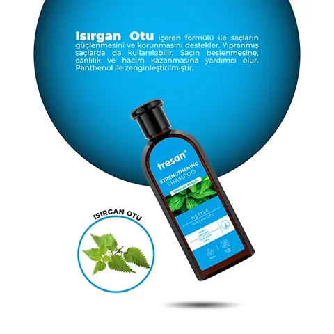 Tresan Nettle Strengthening Care Shampoo For Oily Hair 300 ml
