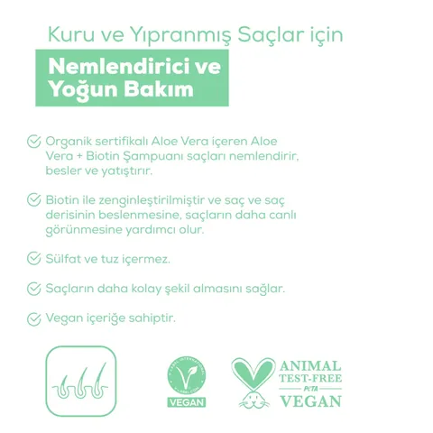 Tresan The Earth Shampoo Aloe Vera&amp;biotin 500 ml