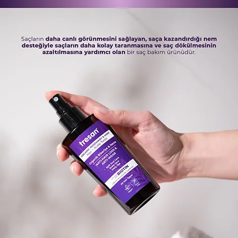 Tresan Organic Rosemary &amp; Mint Anti-loss And Damage Hair Tonic 125 ml