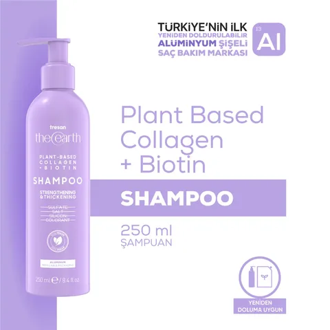 Tresan The Earth Shampoo Collagen&biotin 250 ml