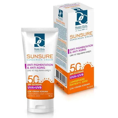 Крем для загара Dermo Clean Sunsure для проблемной кожи 75 мл