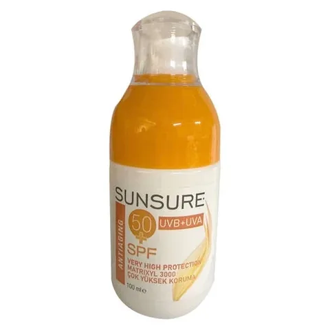 Солнцезащитный крем Dermo Clean Sunsure SPF50+ Антивозрастной 100 мл