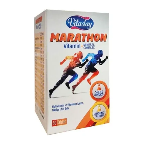 Dermo Clean أقراص فيتاداي ماراثون للطاقة 60 قرصًا للتحمل