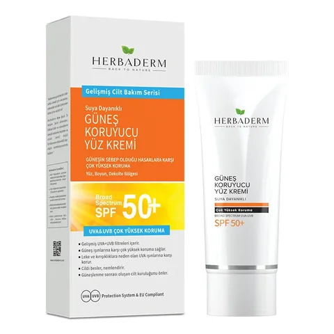 Herbaderm Sun Cream Spf50-75 ml