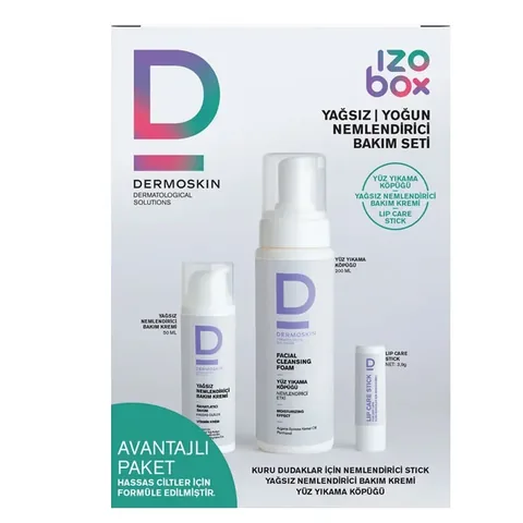 Dermoskin Izobox Öl-freies Feuchtigkeitsset für intensive Hydratation